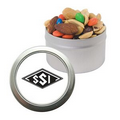 Silver Candy Window Tin w/ Trail Mix